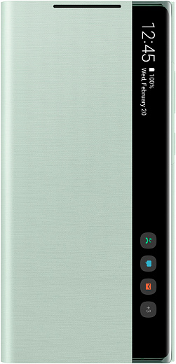 Чехол-книжка Smart Clear View Cover для Samsung Galaxy Note20 (мятный)